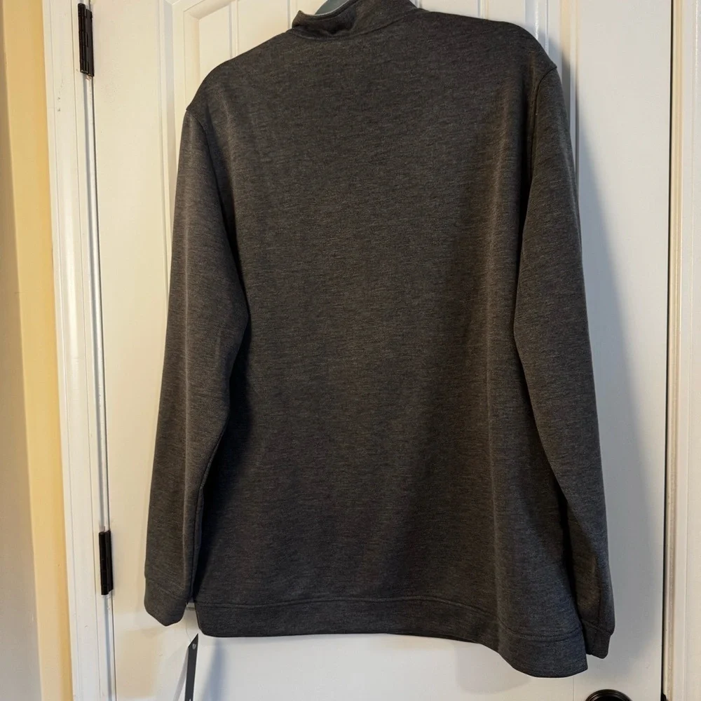 Adidas Charcoal Quarter-Zip Top NWT